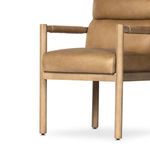 Product Image 11 for Kiano Brown Leather Dining Armchair from Four Hands