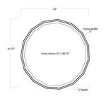 Product Image 4 for Tarquin MDF Silver Leaf Mirror - Large from Regina Andrew Design