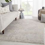 Product Image 9 for Lourdes Trellis Gray/ Cream Rug from Jaipur 