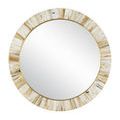 Product Image 5 for Niva Round Horn Wall Mirror from Currey & Company