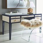 Product Image 2 for Heidi Navy Lacquer Desk from Worlds Away