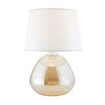Product Image 1 for Thea Champagne Amber Glass Table Lamp from Mitzi
