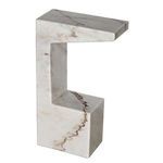 Product Image 7 for Aero White Marble Side Table from Noir