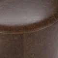 Product Image 5 for Clair Leather Round Pouf from Classic Home Furnishings