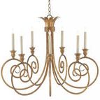 Product Image 3 for Eyelash Chandelier from Currey & Company