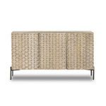 Product Image 4 for Raffael Carved Stonewash Grey Small Media Console from Four Hands