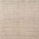 Bellamy Oatmeal Rug with subtle tonal dappling and contrasting pile-height stripes creating an illusion of movement