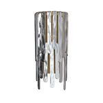 Product Image 3 for Raine Blue Smoke Gold Glass Sconce from Arteriors