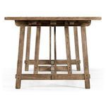Product Image 4 for Sidereal French Laundry Stripped Brown Chestnut Dining Table from Johnathan Charles