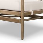 angled view of extended outdoor sectional arrangement in a corner formation