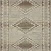 Saylor Granite Veil Rug with muted earth tones and geometric patterns in light beige and gray