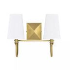 Product Image 3 for Cameron Warm Brass 2 Light Bath from Savoy House 