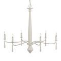 Donnybrook Chandelier front centered view highlighting balanced design and wrapped pendants