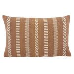 Product Image 4 for Papyrus Striped Tan/ Ivory Indoor/ Outdoor Lumbar Pillow from Jaipur 