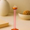 Product Image 2 for Glass Candle Holder Amber & Pink from BIDKHome
