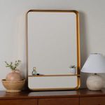 Product Image 2 for Bethany Antique Gold Shelf Mirror from Cooper Classics