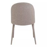Product Image 7 for Burton Fabric Dining Chair Grey, Set of Two from Moe's