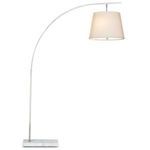 Product Image 2 for Cloister Brushed Nickel Floor Lamp from Currey & Company