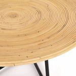 Clover Round Coffee Table Honey Rattan image 6