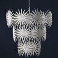 Product Image 16 for Bismarkia Large White Chandelier from Currey & Company