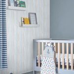 Product Image 2 for Laura Ashley Painterly Stripe Blue Removable Wallpaper from Graham & Brown