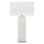 Product Image 5 for Pillar White Marble Table Lamp from Uttermost