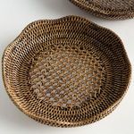 Product Image 4 for Burma Rattan Scalloped Trays, Set of 2 from Napa Home And Garden