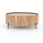 Product Image 6 for Lunas Drum Coffee Table Gold Guanacaste from Four Hands