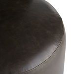 Product Image 4 for Hoover Upholstered Graphite Leather Chair from Arteriors