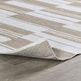 Product Image 4 for Boulder 5x8 Indoor Outdoor Handwoven Stripe Ivory Area Rug from Classic Home Furnishings