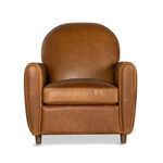 Product Image 13 for Osborne Leather Raleigh Chestnut Accent Chair from Four Hands