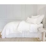 Product Image 3 for Mathilde Linen Euro Sham - White from Pom Pom at Home