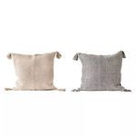 Product Image 4 for Aubrey Brown & Black Striped Pillow With Tassels (Set Of 2 Colors) from Creative Co-Op