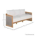 Product Image 11 for Avalon Teak Sofa from Summer Classics