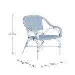 Product Image 19 for Savoy Chalk And White & Navy Lounge from Summer Classics