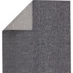 Ekon Indoor/ Outdoor Trellis Dark Gray Rug image 3