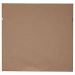 Backside of artwork showing smooth brown paper backing with hanging hardware