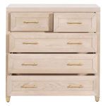 Product Image 2 for Stella 5-Drawer Light Honey Oak High Chest from Essentials for Living