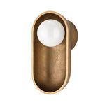Product Image 1 for Nathan 1-Light Wall Sconce - Aged Brass from Hudson Valley