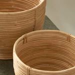 Product Image 6 for Cane Rattan Decorative Footed Bowls, Set Of 2 from Napa Home And Garden
