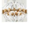 Product Image 3 for Coquette Small Brass Chandelier from Currey & Company