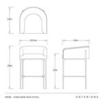 Product Image 7 for Osbourne Stool from Arteriors
