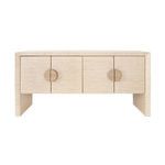 Product Image 1 for Colt Four Door Buffet In Natural Grasscloth With Cerused Oak Handles from Worlds Away