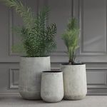 Product Image 3 for Set of 3 Antique Gray Iron Vases from BIDKHome