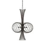 Product Image 2 for Akio Black Wrought Iron Chandelier from Currey & Company
