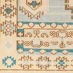 Product Image 2 for Anadolu Hand-Knotted Teal / Brown Rug - 3'6" x 5'6" from Surya