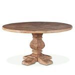 Product Image 10 for Pengrove Round Antique Oak Mango Wood Dining Table from World Interiors