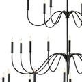 Product Image 3 for Tirrell Antique Black Large Chandelier from Currey & Company