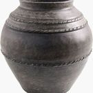 Stevi vase shown from a slightly higher angle revealing wide opening and tapered base