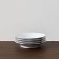 Product Image 4 for Friso Ceramic Stoneware Plate, Set of 6 - White from Costa Nova